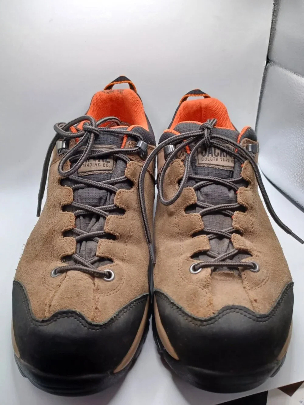 Duluth Trading Co Boots Mens 9 Wide Jackpine Lace Up Hiking Ankle Boot Brown